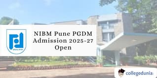 NIBM Pune PGDM Admission 2025-27 Open; Apply by April 10